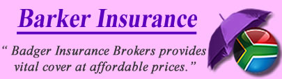 Logo of Barker Insurance, Barker Insurance South Africa, Barker insurance Brokers