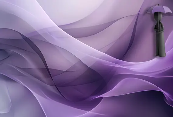 Abstract purple gradient representing life cover in South Africa